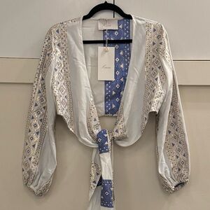 Anthropologie Kasia Wrap Around Top